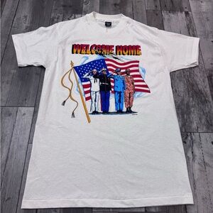 Vintage Military Sherry’s Best Welcome USA Single Stitch T-Shirt Men’s 90’s